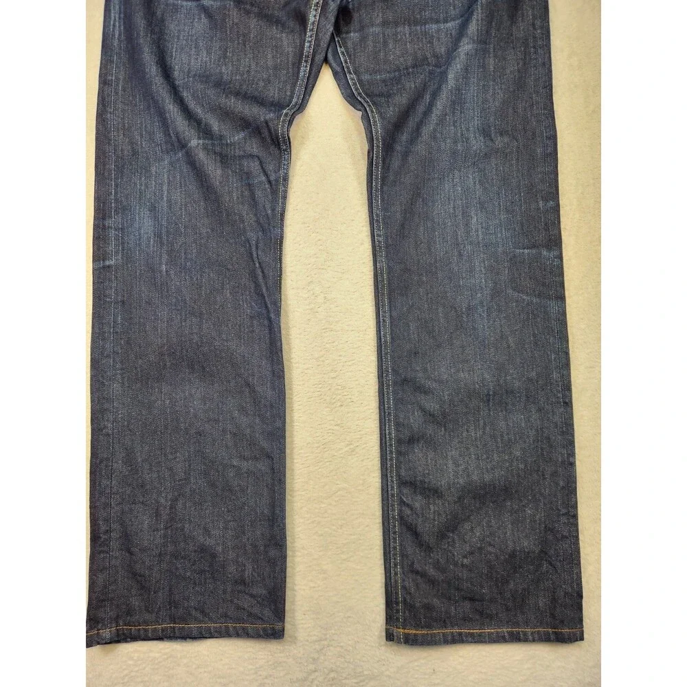 Banana Republic Mens 34x32 Vintage Straight Denim Jeans Dark Wash Cotton